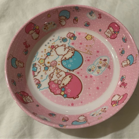 Little Twin Stars Kiki & Lala Sanrio Small Shallow Bowl - Picture 3 of 11